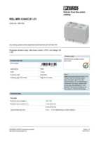 Datasheet for Phoenix Contact 2961448, EAN: 4017918937850