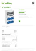 Datasheet for Spelsberg 73130801, EAN: 4013902934713