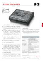 Datenblatt zu RCS Audio-Systems PMX-1216, EAN: 4250458247830