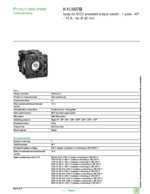 Datasheet for Schneider Electric K1C007B, EAN: 3389110476767