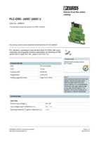 Datasheet for Phoenix Contact 2966634, EAN: 4017918130480