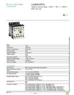 Datasheet for Schneider Electric CA2KN31P72, EAN: 3389110341522