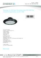 Datenblatt zu Synergy 21 S21-LED-UFO01152, EAN: 4038816152046
