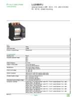 Datasheet for Schneider Electric LU2MB0FU, EAN: 3389110363807