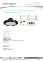 Datenblatt zu Synergy 21 S21-LED-UFO-00105, EAN: 4038816240361