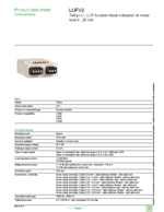 Datasheet for Schneider Electric LUFV2, EAN: 3389110365498