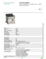 Datasheet for Schneider Electric LP1K09004BD3, EAN: 3389110495232