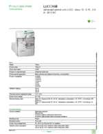 Datasheet for Schneider Electric LUCCX6B, EAN: 3389110364538