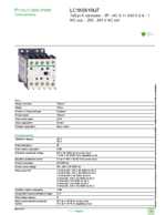 Datasheet for Schneider Electric LC1K0610U7, EAN: 3389110487695