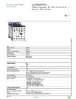Datasheet for Schneider Electric LC1K0901P72, EAN: 3389110120493