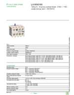 Datasheet for Schneider Electric LA1KN31M, EAN: 3389110428421