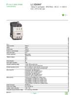 Datasheet for Schneider Electric LC1D09N7, EAN: 3389110348897