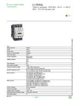 Datasheet for Schneider Electric LC1D38JL, EAN: 3389110361919