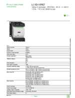 Datasheet for Schneider Electric LC1D115FE7, EAN: 3389110377057