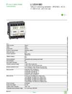 Datasheet for Schneider Electric LC2D093BD, EAN: 3389110704976