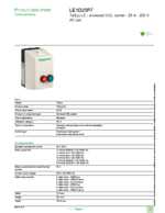 Datasheet for Schneider Electric LE1D25P7, EAN: 3389110541373