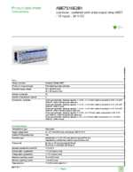 Datasheet for Schneider Electric ABE7S16E2B1, EAN: 3389110546248