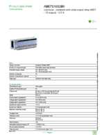 Datasheet for Schneider Electric ABE7S16S2B0, EAN: 3389110546293