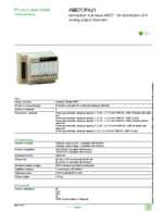 Datasheet for Schneider Electric ABE7CPA21, EAN: 3389110836196