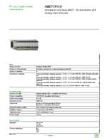 Datasheet for Schneider Electric ABE7CPA31, EAN: 3389110836202