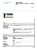Datasheet for Schneider Electric ABE7H16R20, EAN: 3389110544954