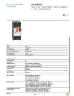 Datasheet for Schneider Electric GV2ME063, EAN: 3389110346411