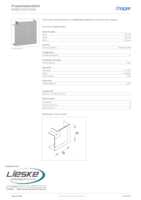 Datenblatt zu Hager BR651705H7035, EAN: 4012740910668