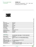 Datasheet for Schneider Electric XENB1491, EAN: 3389110607673
