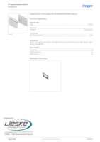Datasheet for Hager BR65X9, EAN: 4012740911665