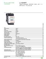 Datasheet for Schneider Electric LC1D098F7, EAN: 3389110275322
