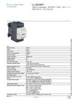 Datasheet for Schneider Electric LC1D258F7, EAN: 3389110577495