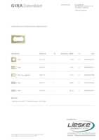 Datasheet for Gira 1002217, EAN: 4010337015758
