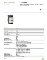 Datasheet for Schneider Electric LC1D183BL, EAN: 3389110808919