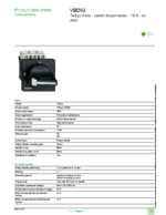 Datasheet for Schneider Electric VBD02, EAN: 3389110724905