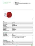 Datasheet for Schneider Electric ZB4BP4S, EAN: 3389110999327