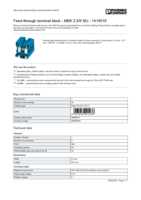Datasheet for Phoenix Contact 1414019, EAN: 4017918021276