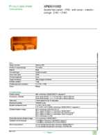 Datasheet for Schneider Electric XPER3100D, EAN: 3389110094602