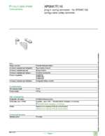 Datasheet for Schneider Electric XPSMCTC16, EAN: 3389110710267