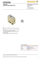 Datenblatt zu Weidmüller 0546160000, EAN: 4008190098162