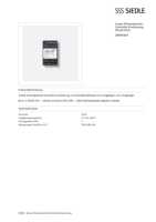 Datasheet for Siedle 200041607-00, EAN: 4015739416073