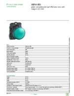 Datasheet for Schneider Electric XB5AVB3, EAN: 3389110903775