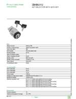 Datenblatt zu Schneider Electric ZB4BG312, EAN: 3389110121803