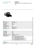 Datenblatt zu Schneider Electric ZB4BD47, EAN: 3389110827026