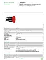Datasheet for Schneider Electric ZB4BW643, EAN: 3389110666618