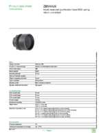 Datasheet for Schneider Electric ZB5AA26, EAN: 3389110291414