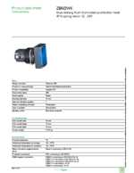 Datasheet for Schneider Electric ZB6DW6, EAN: 3389110849028