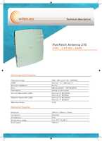 Datasheet for Allnet ANT-DUAL-PATCH-270, EAN: 4038816000378