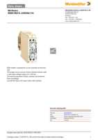 Datenblatt zu Weidmüller 0546260000, EAN: 4008190103705