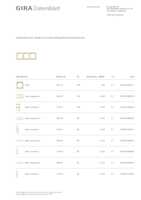 Datenblatt zu Gira 109301, EAN: 4010337093015