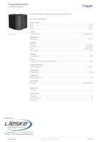 Datasheet for Hager LFF6011039011, EAN: 4012740022880